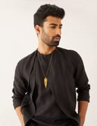 AZAM KURTA - BLACK view 4