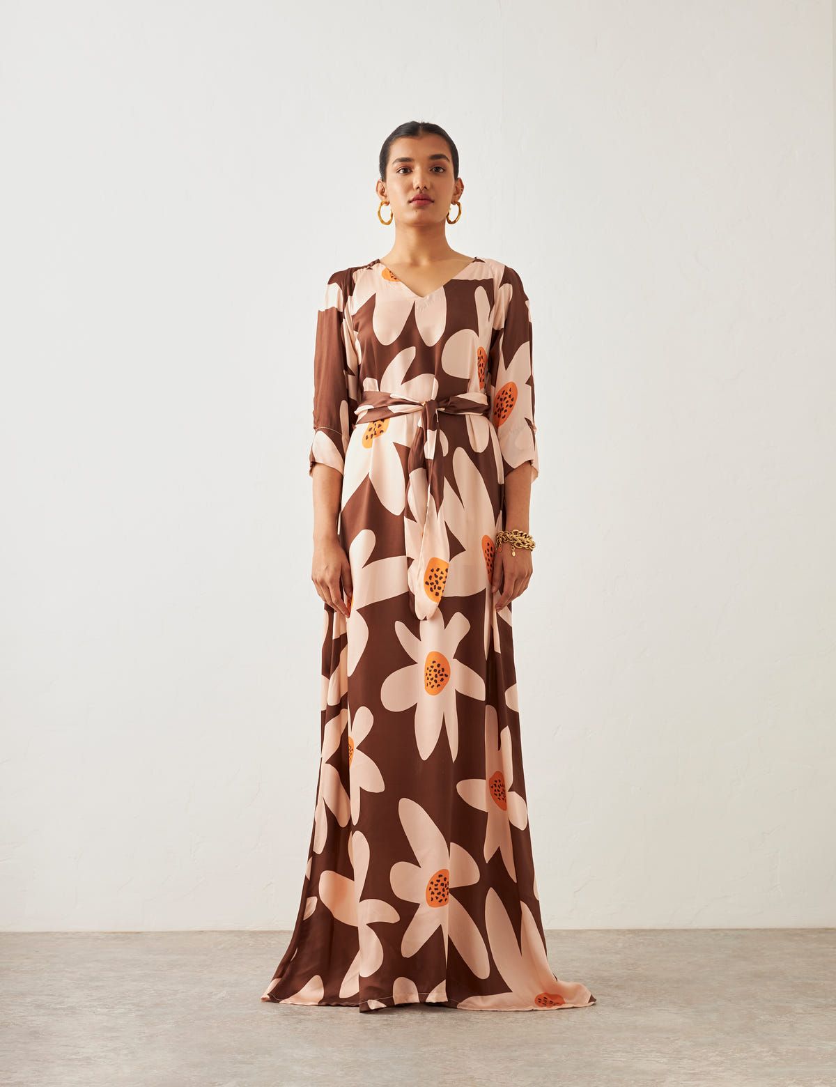 ESPANA DRESS - QUEEN BROWN - image 2