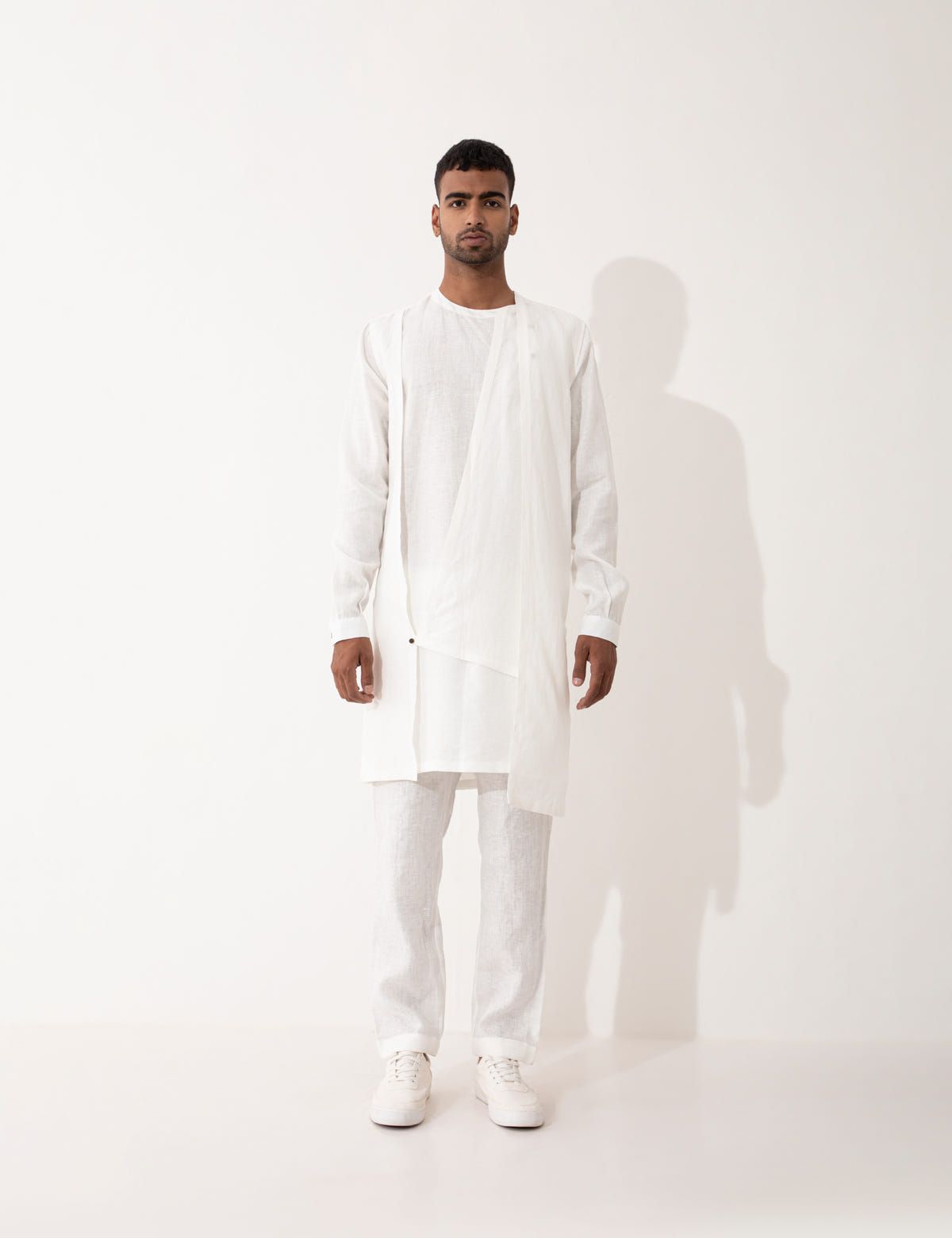 NIERO KURTA SET - WHITE - image 2
