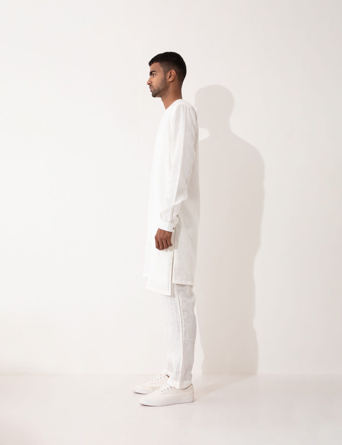 NIERO KURTA SET - WHITE - image 4