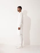 NIERO KURTA SET - WHITE view 4