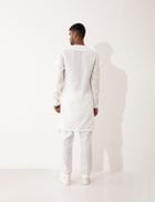 NIERO KURTA SET - WHITE view 5