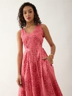 NARU DRESS - SALMON view 5