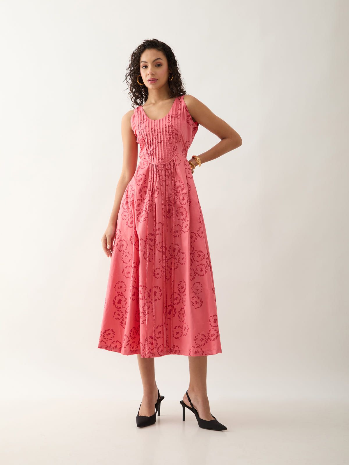 NARU DRESS - SALMON - image 6