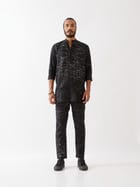 JASPER NETWORK KURTA - BLACK view 2