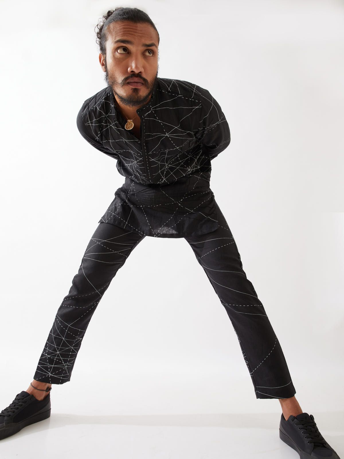 JASPER NETWORK KURTA - BLACK - image 5