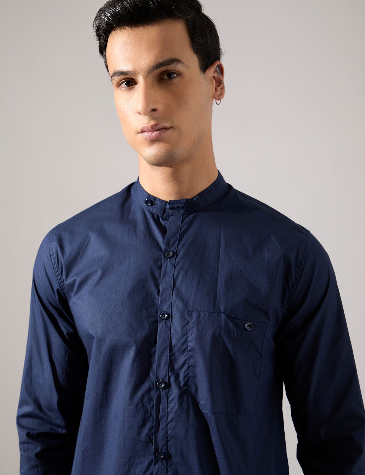 Samuel Shirt - Navy - Look - image 5