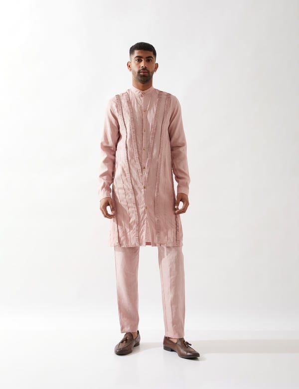 SON OF A NOBLE - SNOB — KADEN KURTA SET - PINK