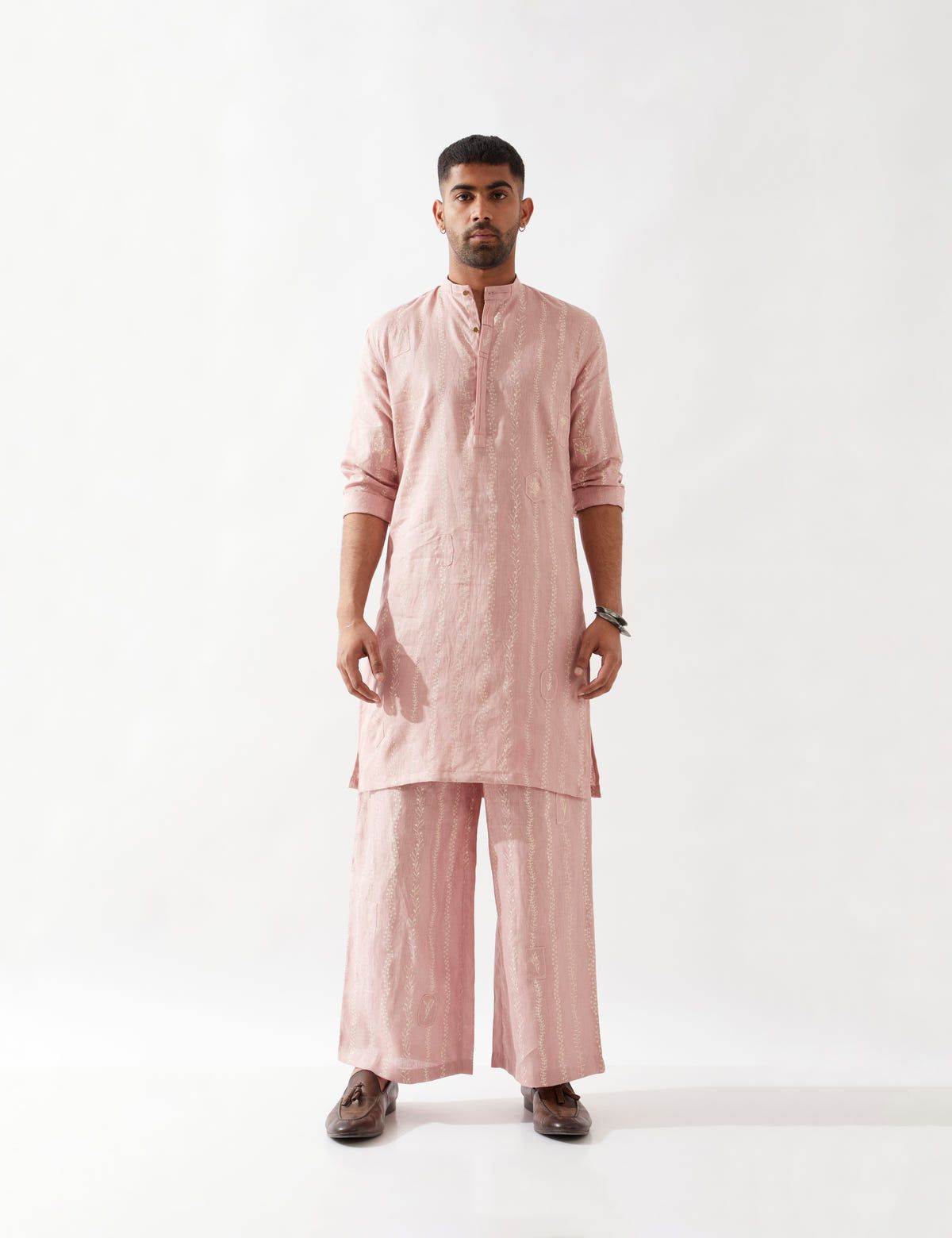 KEVIN VINE KURTA SET - PINK - image 1