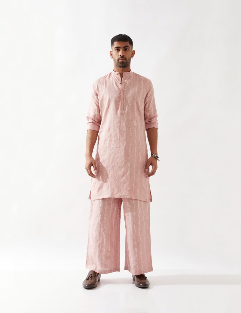 KEVIN VINE KURTA SET - PINK