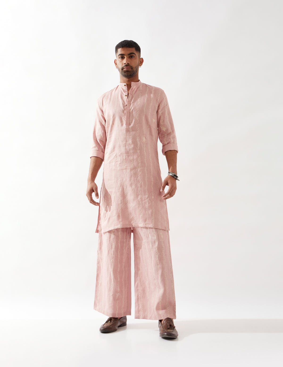KEVIN VINE KURTA SET - PINK - image 4