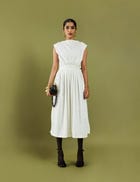 GOLD DRESS - OFF WHITE view 1