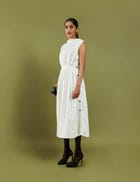 GOLD DRESS - OFF WHITE view 2