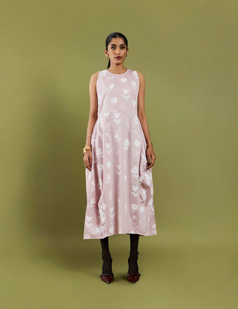 GRASSE DRESS  - ROSE