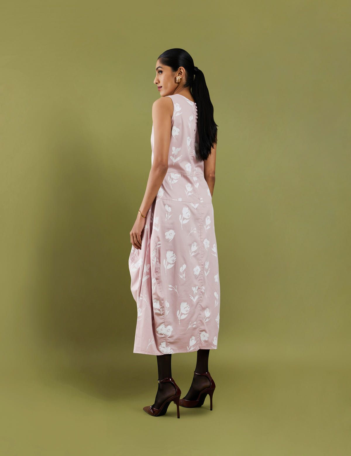 GRASSE DRESS  - ROSE - image 3