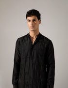 Adam Hand Embroidered Kurta Set - Black view 2
