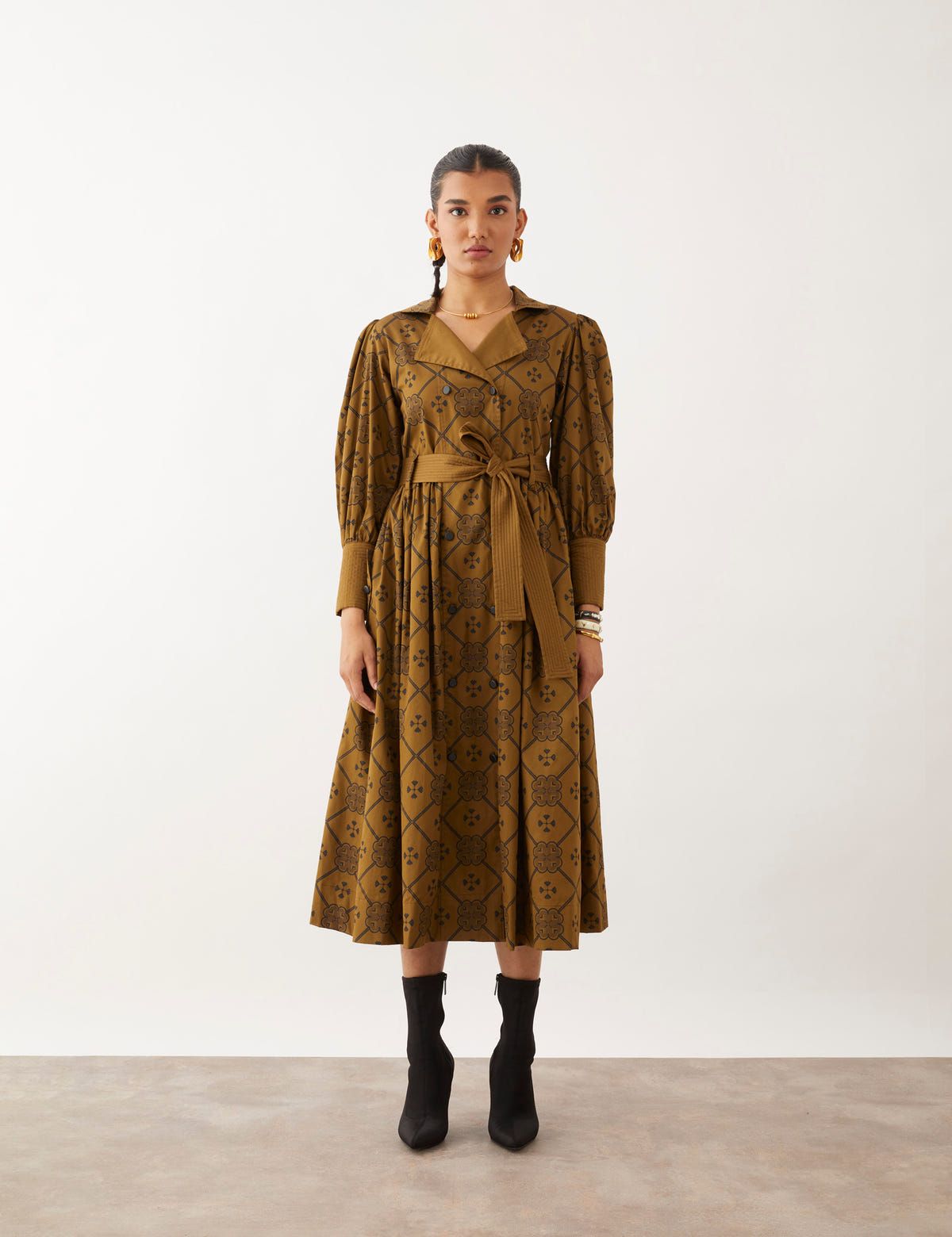 MILORI DRESS - OLIVE - image 2