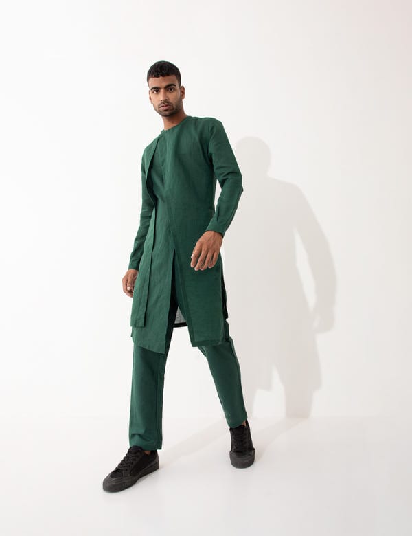SON OF A NOBLE - SNOB — KYO KURTA - GREEN