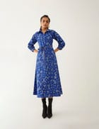 BONIE DRESS - COBALT view 4