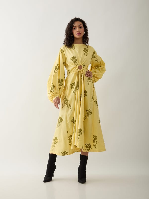 SON OF A NOBLE - SNOB — GRACE DRESS - LEMON