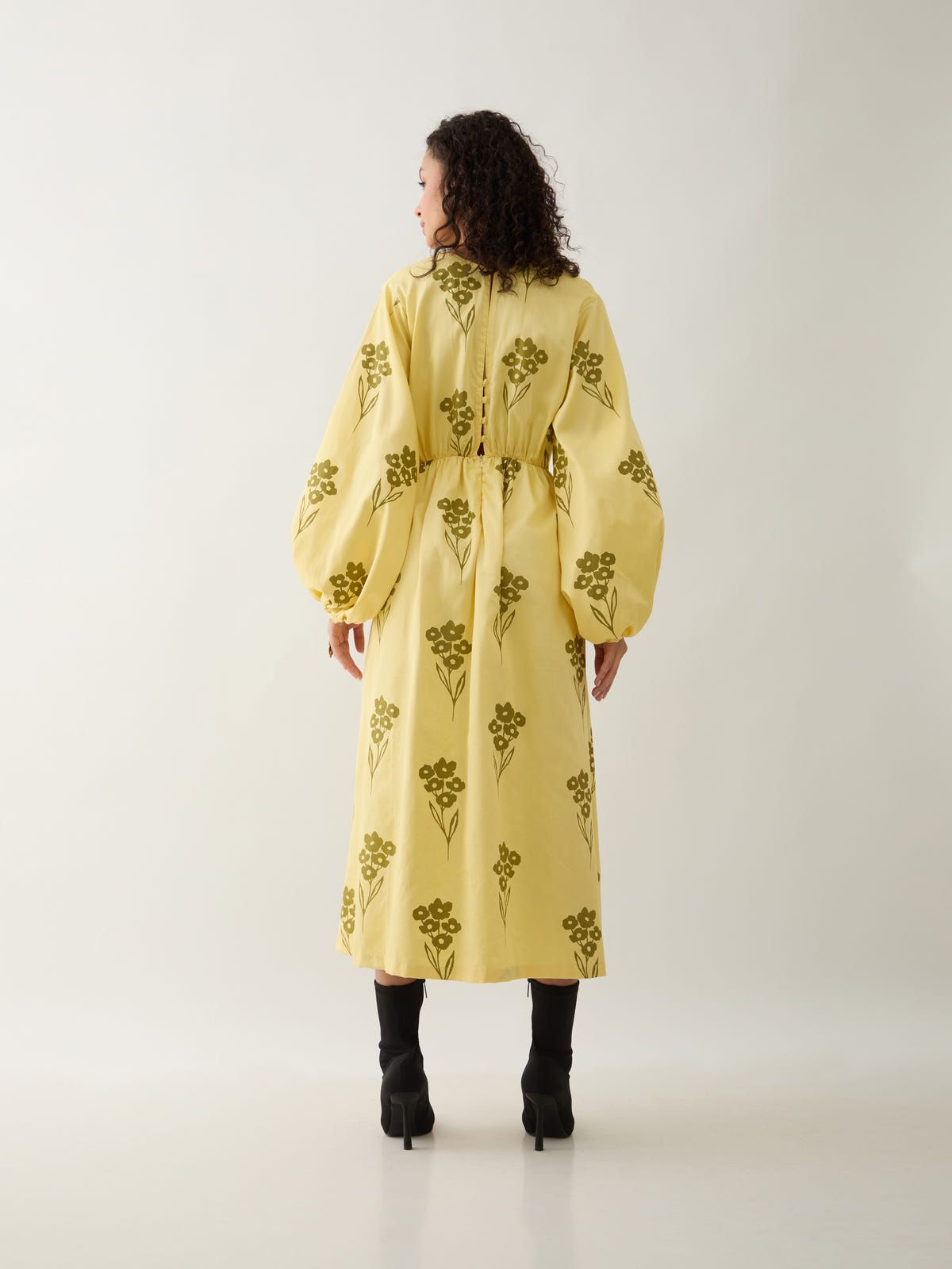 GRACE DRESS - LEMON - image 3