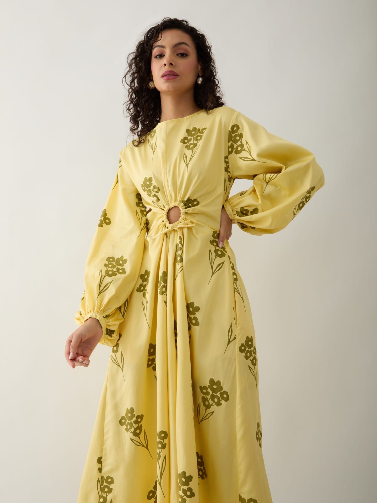 GRACE DRESS - LEMON - image 4