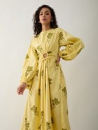 GRACE DRESS - LEMON view 4
