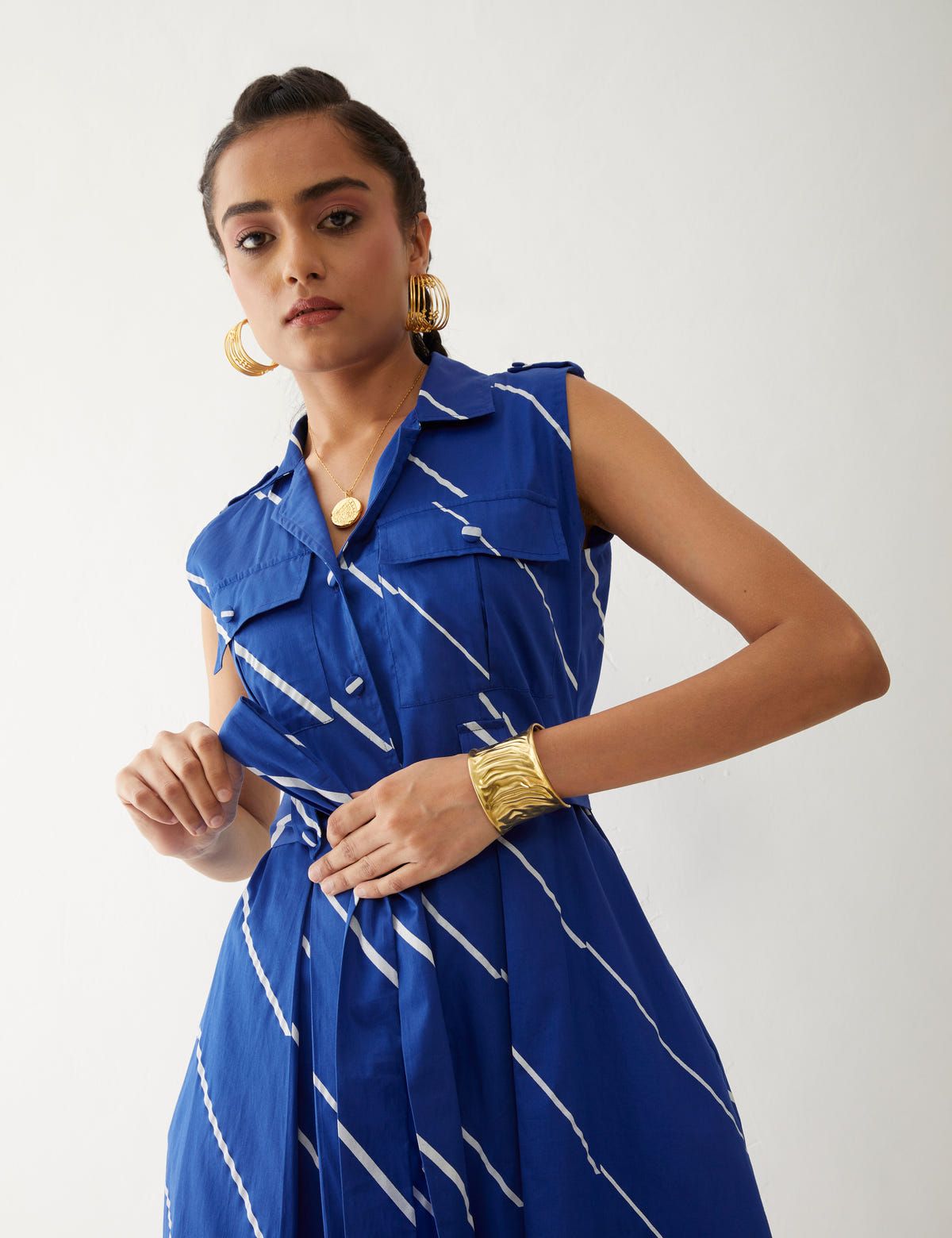 CICI DRESS - COBALT - image 5