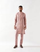 ZAKE BARBED KURTA - PINK view 5