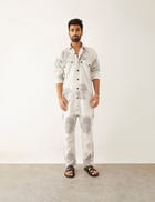 CAI BINARY SHIRT SET - WHITE view 1