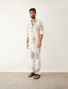 CAI BINARY SHIRT SET - WHITE view 3