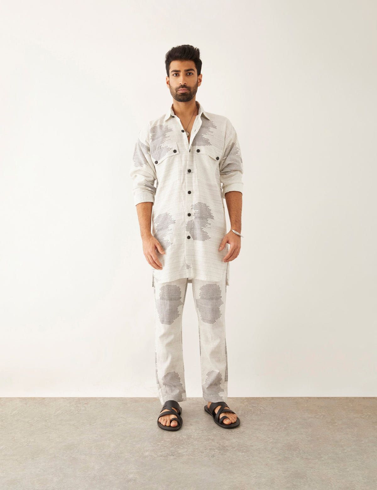 CAI BINARY SHIRT SET - WHITE - image 4