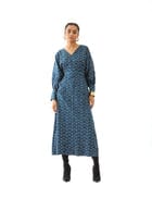 NAAYA DRESS - BLUE view 2