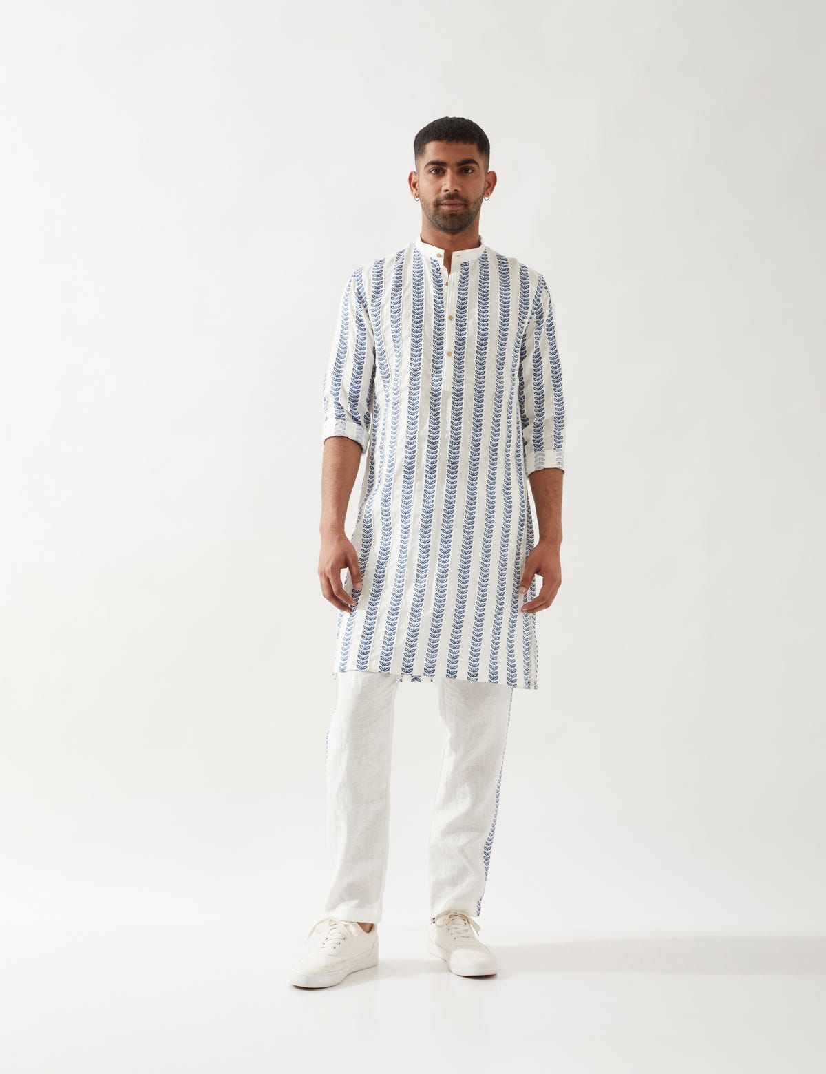 BLAKE CATKIN KURTA - WHITE - image 1