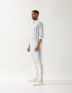 BLAKE CATKIN KURTA - WHITE view 3