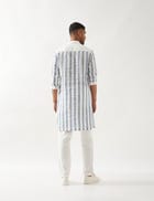 BLAKE CATKIN KURTA - WHITE view 4