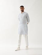BLAKE CATKIN KURTA - WHITE view 5