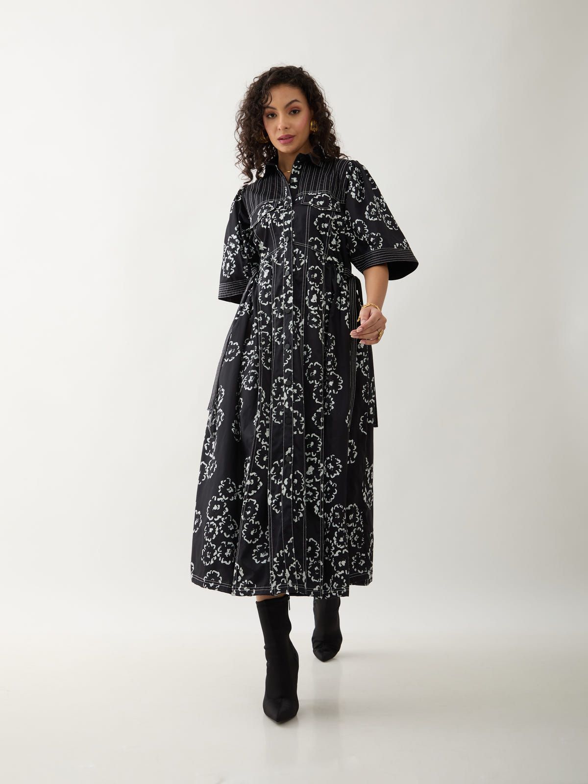 BOLDER DRESS - BLACK - image 6