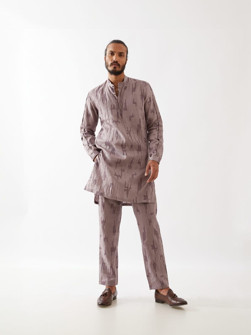 EMMETT CIRCUIT KURTA - PURPLE