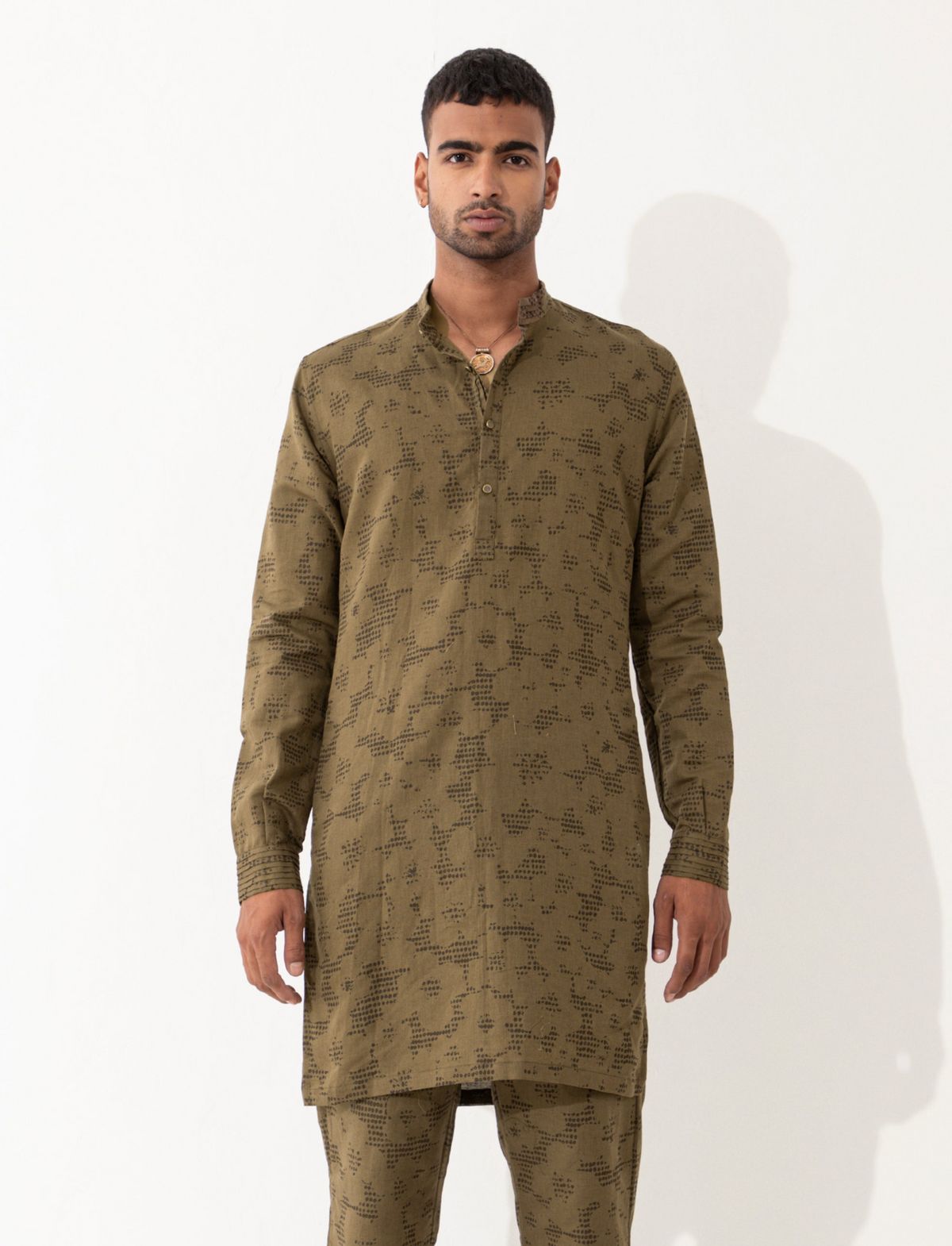 TORY VOID KURTA - BROWN - image 2