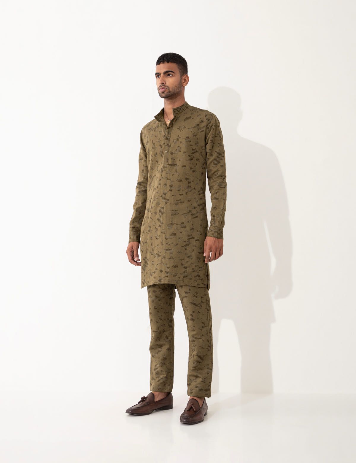 TORY VOID KURTA - BROWN - image 3