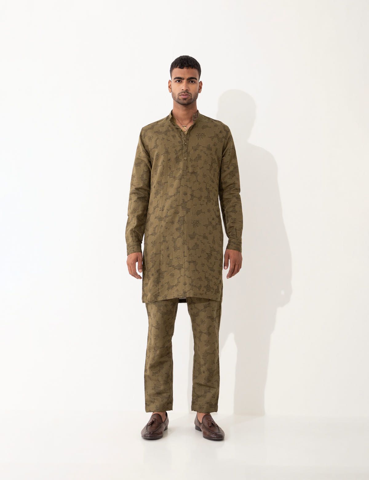 TORY VOID KURTA - BROWN - image 7
