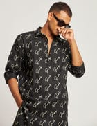 OAKWOOD KURTA SIGNATURE - BLACK view 1