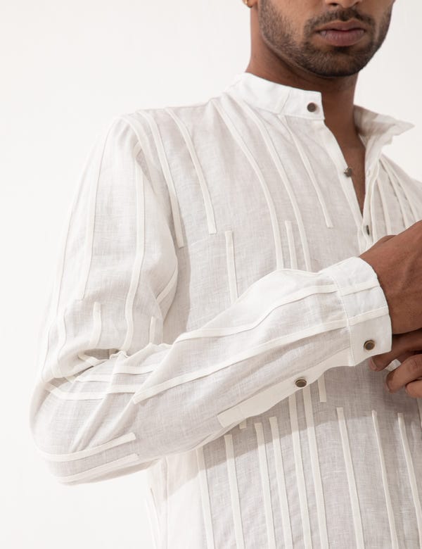SON OF A NOBLE - SNOB — ERMAC KURTA SET  - WHITE