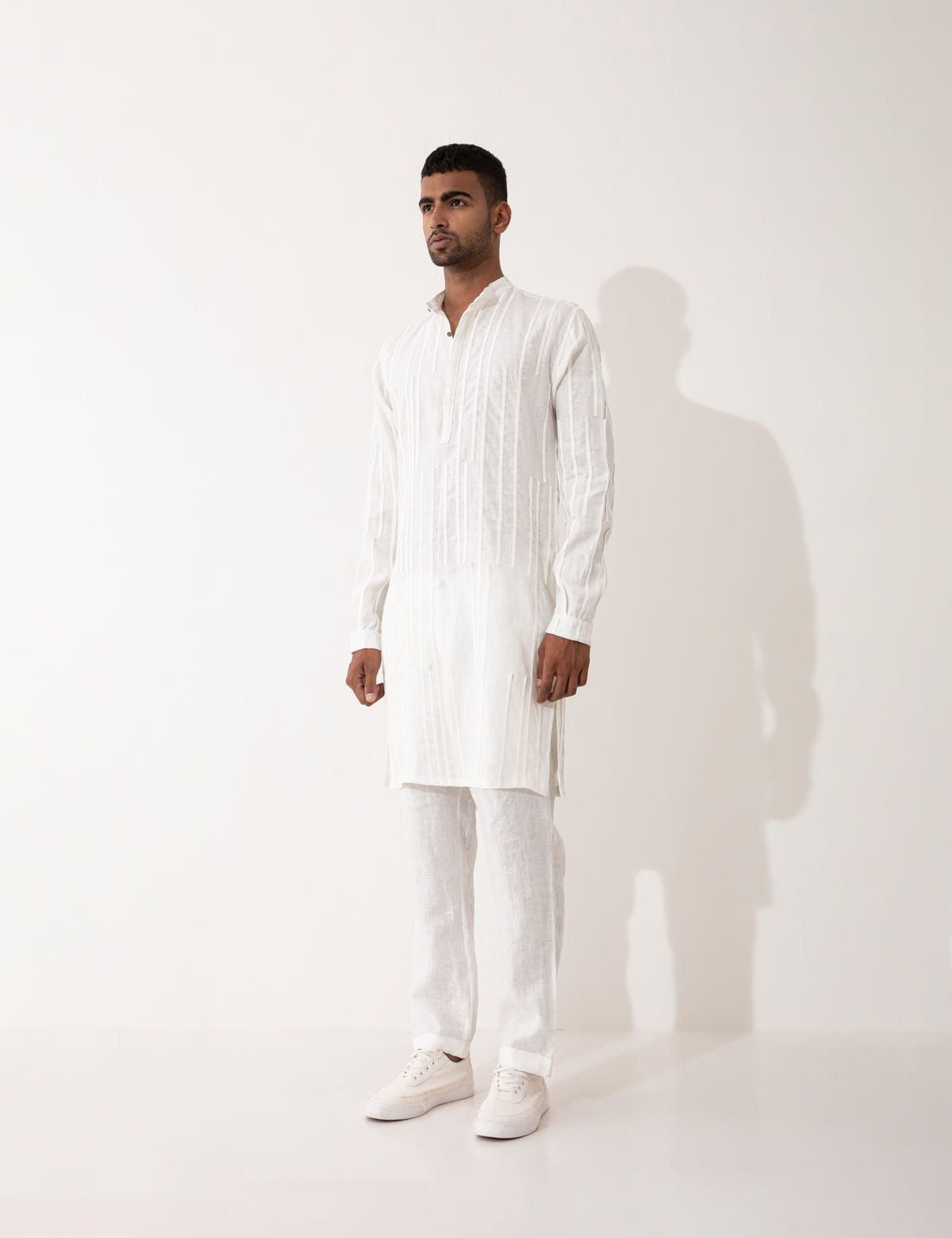 ERMAC KURTA SET  - WHITE - image 3