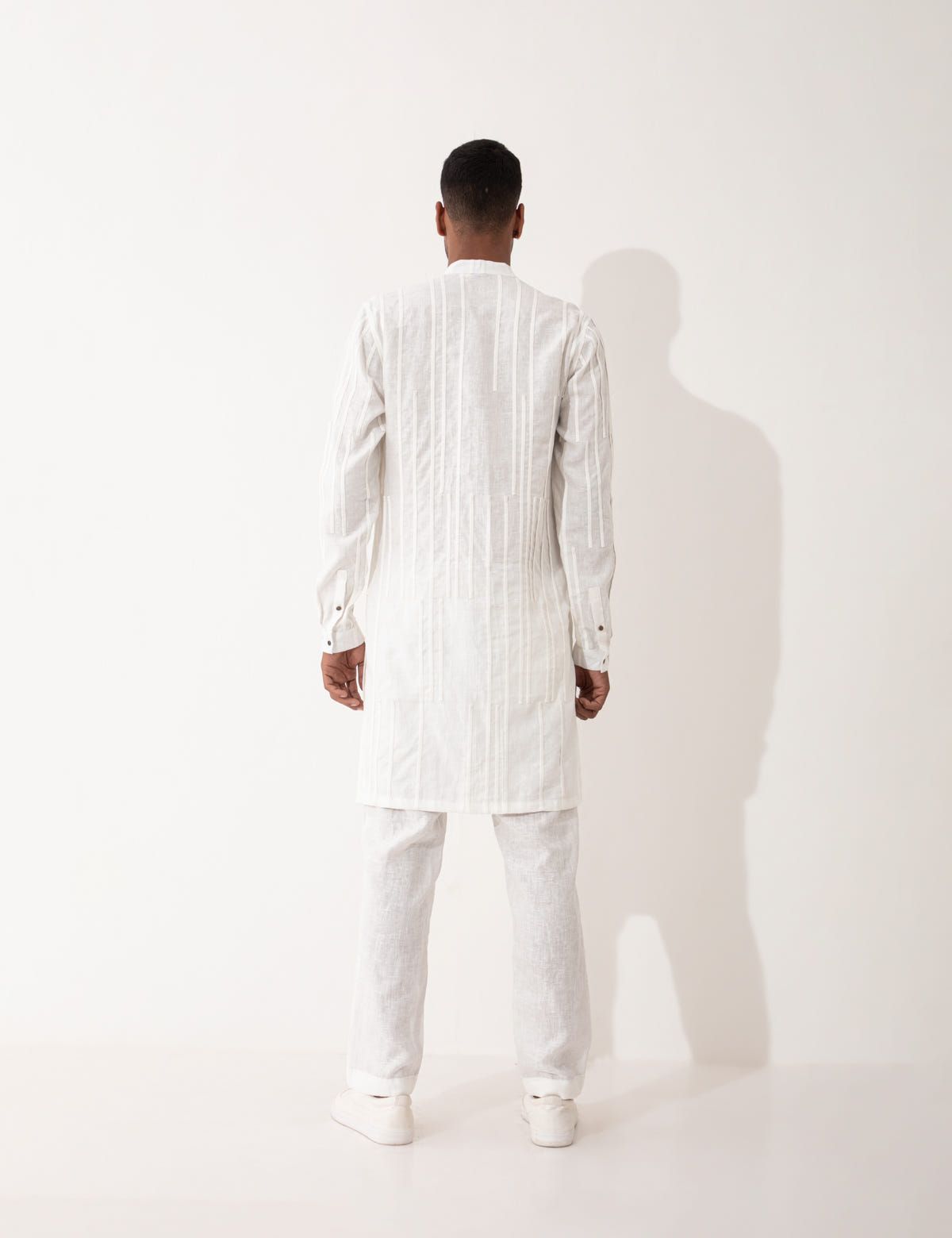 ERMAC KURTA SET  - WHITE - image 4