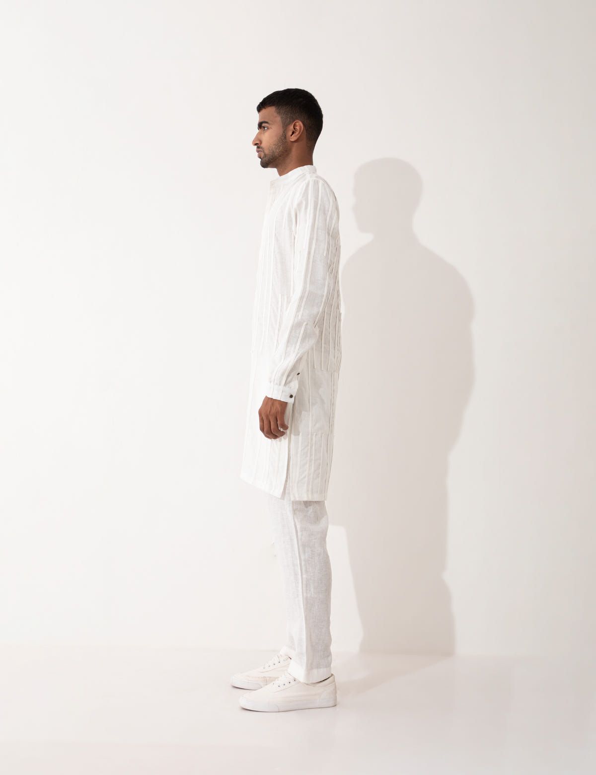 ERMAC KURTA SET  - WHITE - image 5