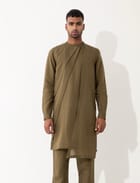 DION KURTA- BROWN view 1