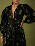 SOLACE DRESS - BLACK view 5