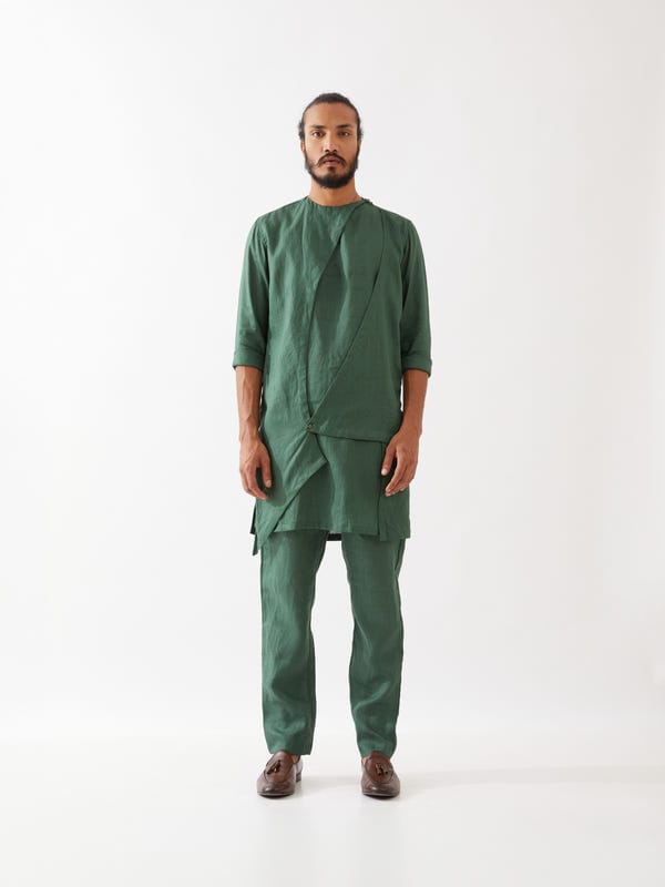 SON OF A NOBLE - SNOB — THEO KURTA - GREEN